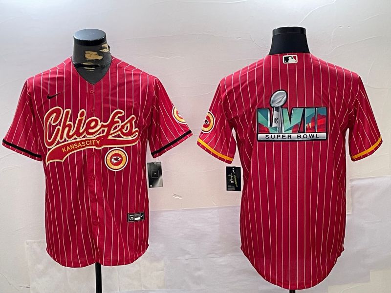 Men Kansas City Chiefs Blank Red Joint Name 2024 Nike Limited NFL Jersey style 3->kansas city chiefs->NFL Jersey